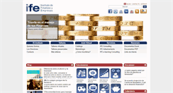 Desktop Screenshot of instituto-finanzas.com